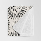 Vintage Sun Throw Blanket Gallery Image 3