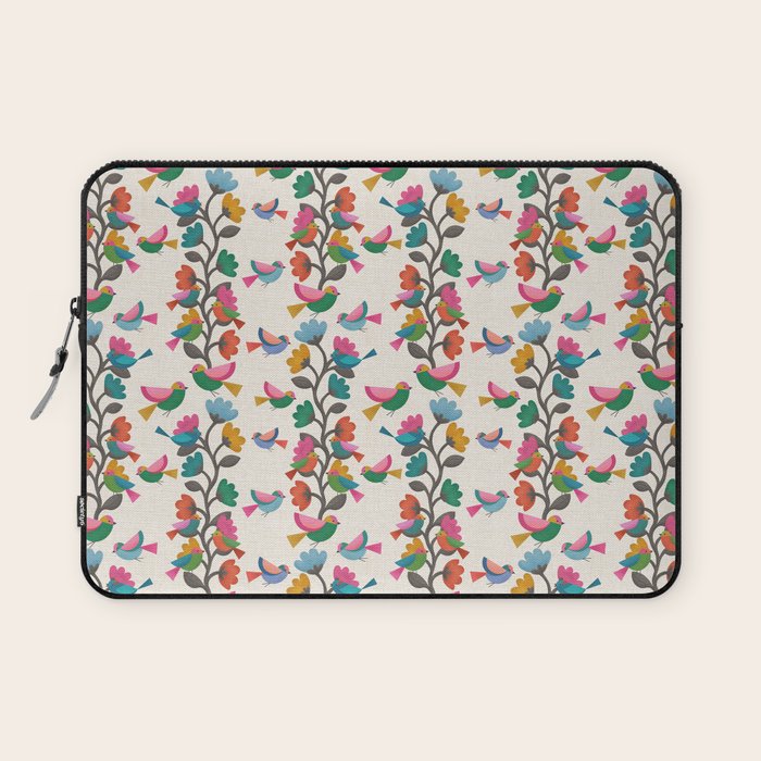 Birds & Blossoms Laptop Sleeve Gallery Image 1