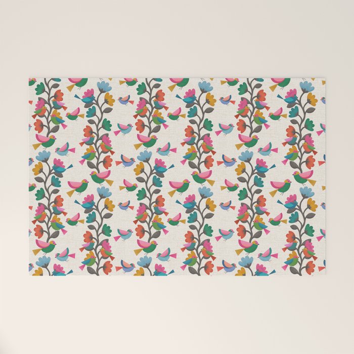 Birds & Blossoms Welcome Mat Gallery Image 1