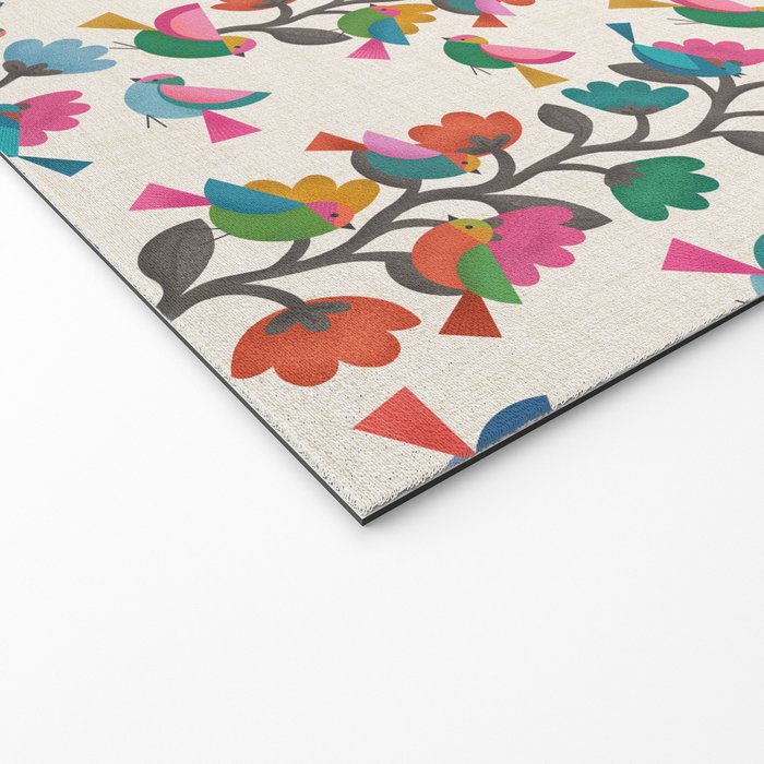 Birds & Blossoms Welcome Mat Gallery Image 2