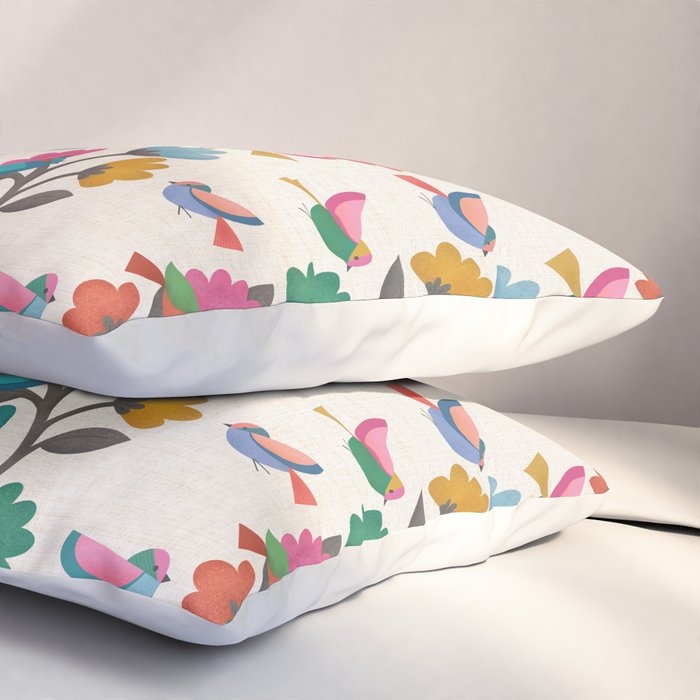 Birds & Blossoms Pillow Sham Gallery Image 3