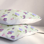 Pansy Flower Pattern Pillow Sham Gallery Image 3