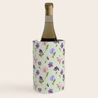 Pansy Flower Pattern Wine Chiller Gallery Image 1