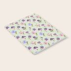 Pansy Flower Pattern Notebook Gallery Image 2