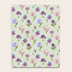 Pansy Flower Pattern Notebook Gallery Image 4