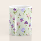 Pansy Flower Pattern Coffee Mug Gallery Image 4