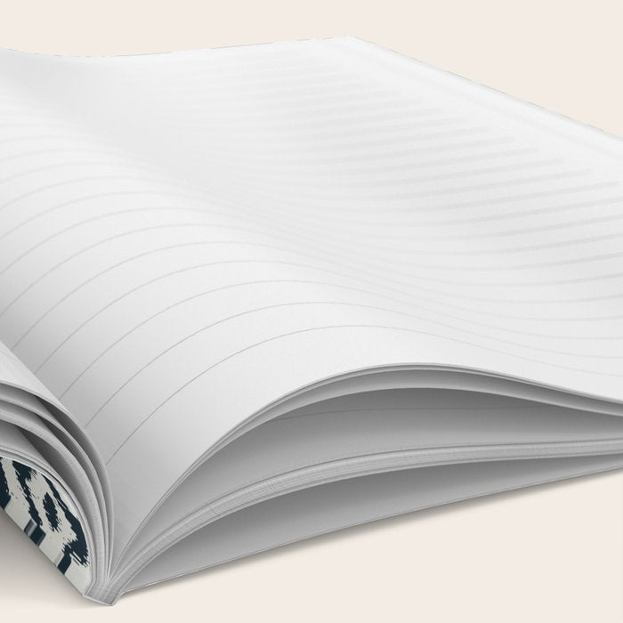 Modern Ikat . Navy Notebook Gallery Image 2