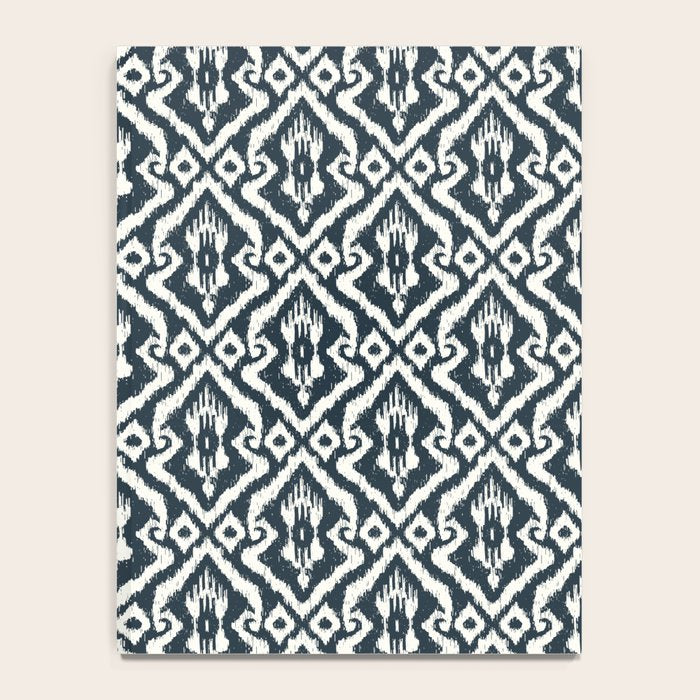 Modern Ikat . Navy Notebook Gallery Image 4