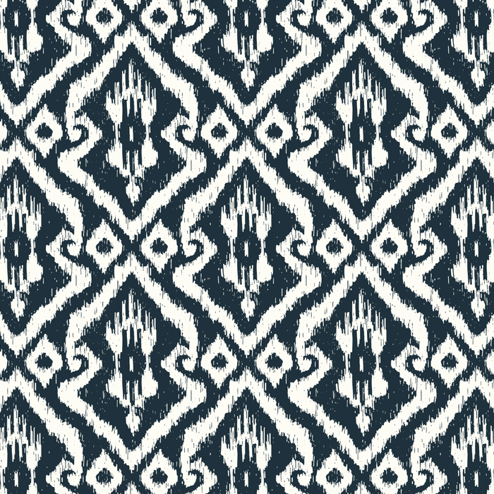 Modern Ikat . Navy Coffee Mug Gallery Image 2