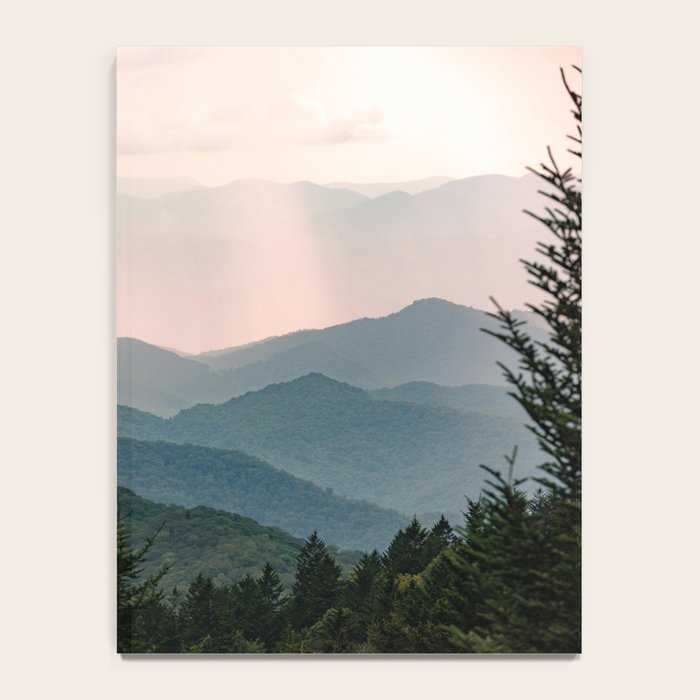 Smoky Mountain Pastel Sunset Notebook Gallery Image 4