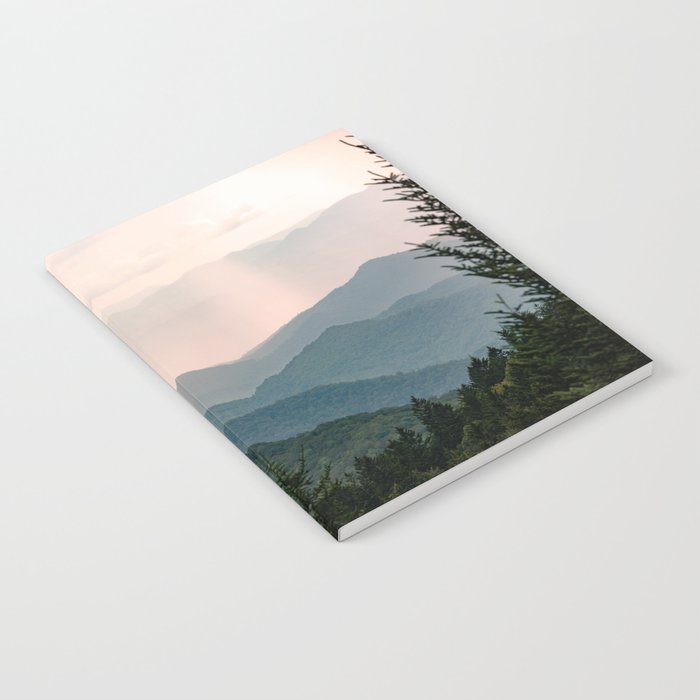 Smoky Mountain Pastel Sunset Notebook Gallery Image 2