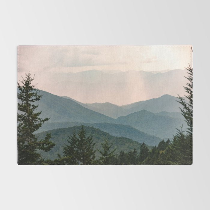 Smoky Mountain Pastel Sunset Rug Gallery Image 2