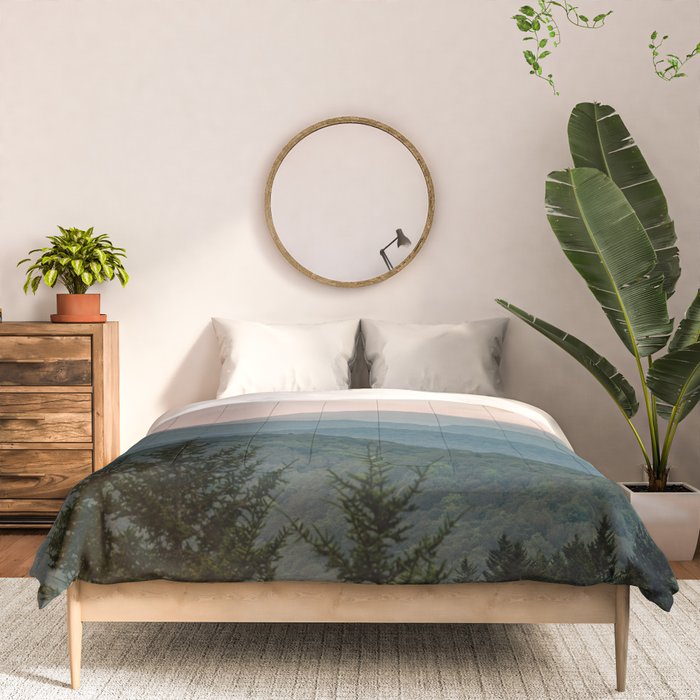 Smoky Mountain Pastel Sunset Comforter Gallery Image 3