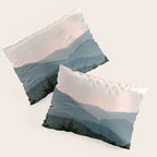 Smoky Mountain Pastel Sunset Pillow Sham Gallery Image 3