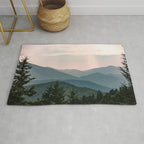 Smoky Mountain Pastel Sunset Rug Gallery Image 1