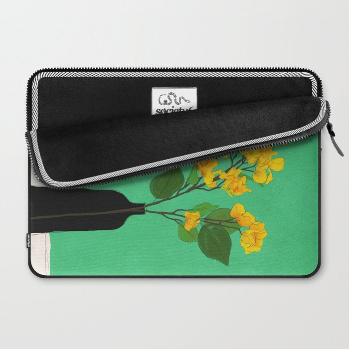Branches Blooming Green Laptop Sleeve Gallery Image 2