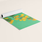 Branches Blooming Green Yoga Mat Gallery Image 2