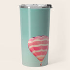 Up Above - Hot Air Balloons Over Clouds Travel Mug Gallery Image 2