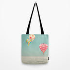 Up Above - Hot Air Balloons Over Clouds Tote Bag Gallery Image 2