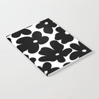 Black & White Flower - 70's Daisies Notebook Gallery Image 2