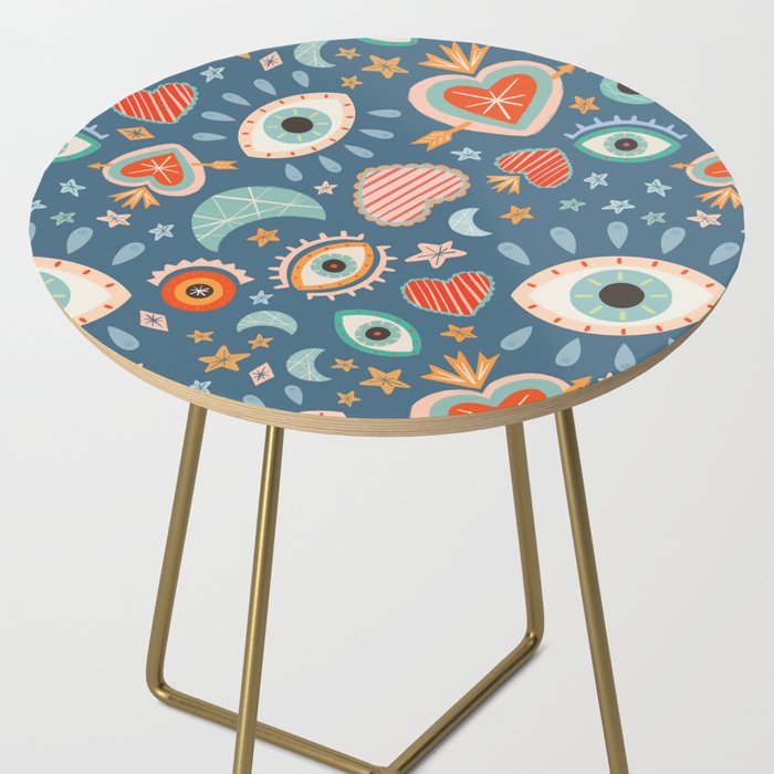 Written in the Stars | Milagros Hearts & Stars Side Table Gallery Image 2