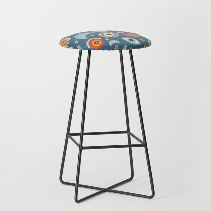 Written in the Stars | Milagros Hearts & Stars Stool Gallery Image 1