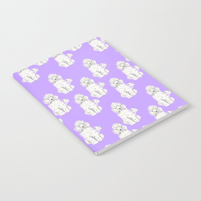 Fashionable white poodle Notebook Gallery Image 1