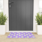 Fashionable white poodle Welcome Mat Gallery Image 3