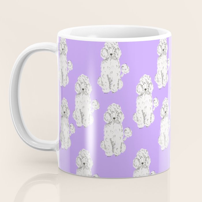 Fashionable white poodle Coffee Mug Gallery Image 3