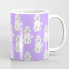 Fashionable white poodle Coffee Mug Gallery Image 1