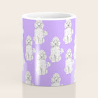 Fashionable white poodle Coffee Mug Gallery Image 4