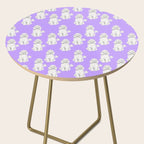 Fashionable white poodle Side Table Gallery Image 2