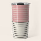 Two Tone Line Curvature XIII  Travel Mug Gallery Image 1
