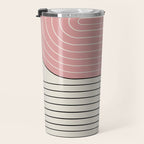 Two Tone Line Curvature XIII  Travel Mug Gallery Image 3