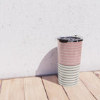 Two Tone Line Curvature XIII  Travel Mug Gallery Image 4