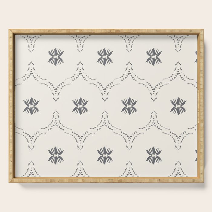 WILDFLOWER JASMIN GREY Serving Tray Gallery Image 1