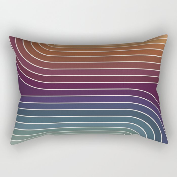 Gradient Curvature X Rectangular Pillow Gallery Image 2