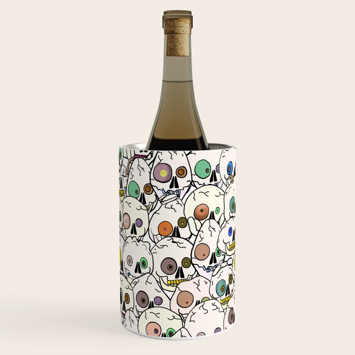 Cute Tiny Skulls Wine Chiller Gallery Image 2