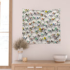 Cute Tiny Skulls Wall Tapestry Gallery Image 2