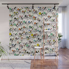 Cute Tiny Skulls Wall Mural Gallery Image 1