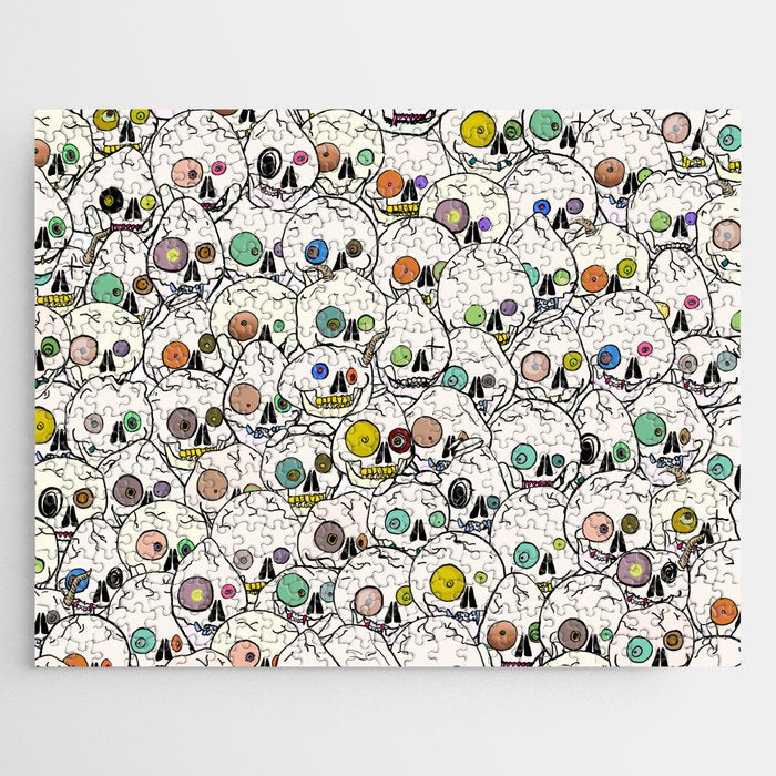 Cute Tiny Skulls Jigsaw Puzzle Gallery Image 1