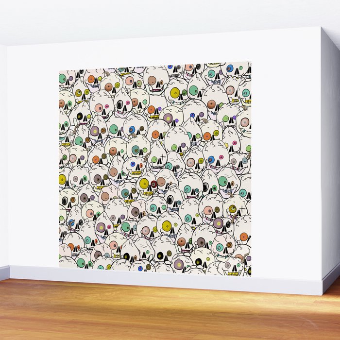 Cute Tiny Skulls Wall Mural Gallery Image 2