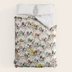 Cute Tiny Skulls Duvet Cover Gallery Image 6
