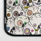 Cute Tiny Skulls Laptop Sleeve Gallery Image 3