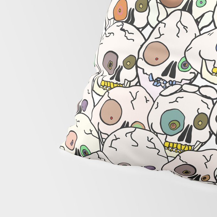Cute Tiny Skulls Pillow Sham Gallery Image 4