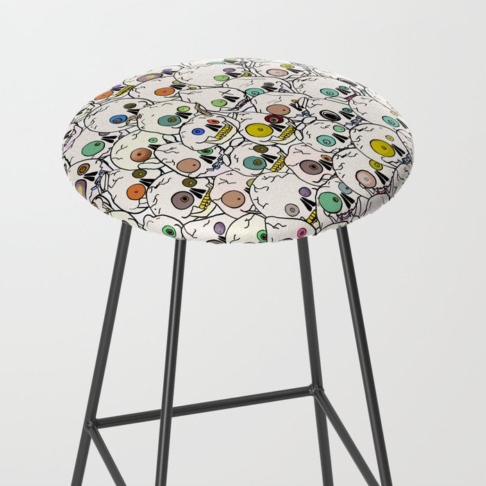 Cute Tiny Skulls Stool Gallery Image 2