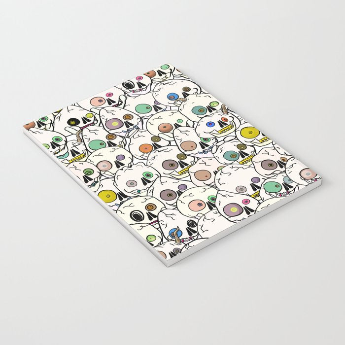 Cute Tiny Skulls Notebook Gallery Image 3