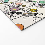 Cute Tiny Skulls Welcome Mat Gallery Image 2