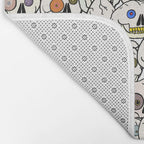 Cute Tiny Skulls Bath Mat Gallery Image 2