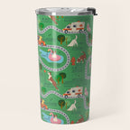 Fursics Cute Dog Park Physics Learning Pattern by Carrie Cantwell Educational STEM Playmat Design Travel Mug Gallery Image 2